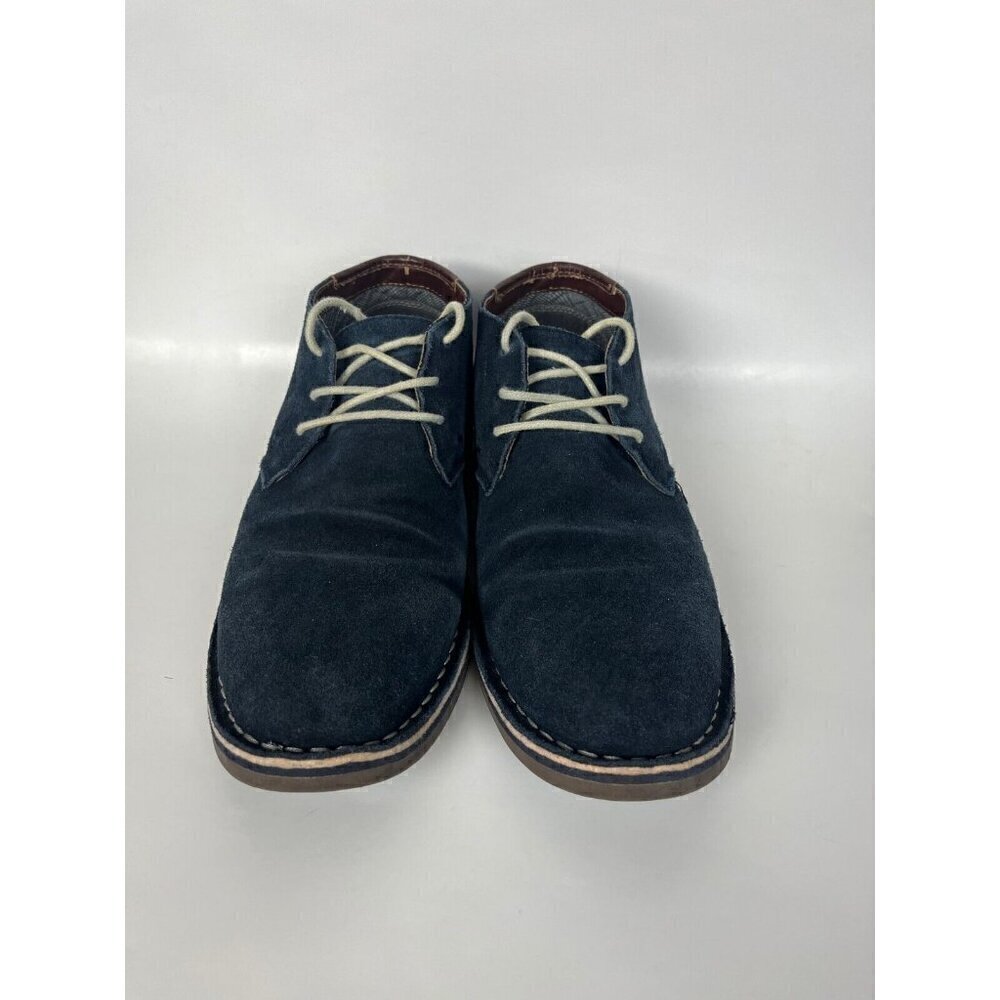 Kenneth Cole Shoes boots Mens 8.5 M Blue Suede Desert Sun Chukkas Hipster - Picture 5 of 16